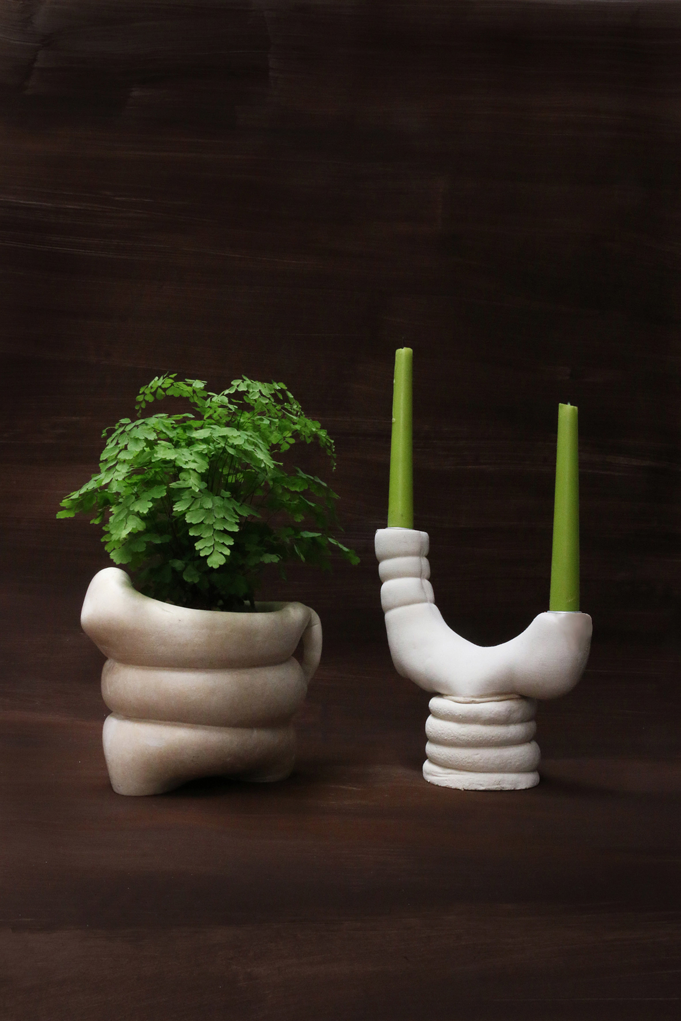 compost，Candlestick，vase，Tessa Silva，