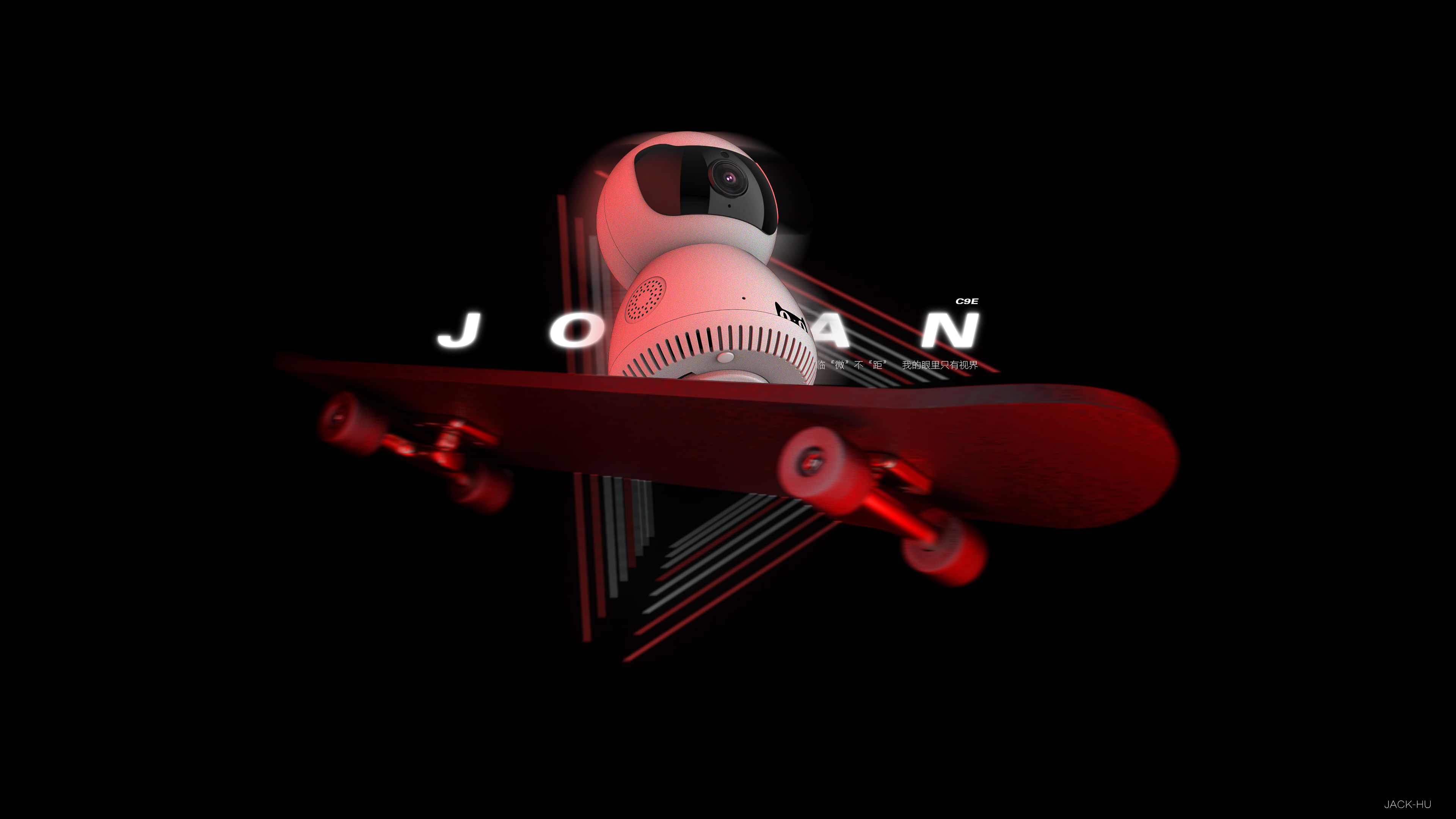 AI intelligent camera, artificial intelligence, hand drawn，