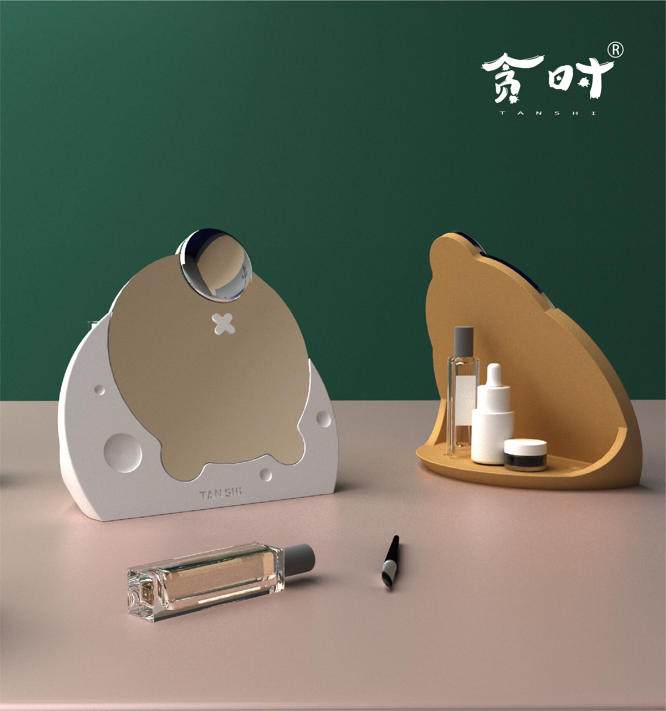 mirror，gift，originality，Ornaments，Greedy time，