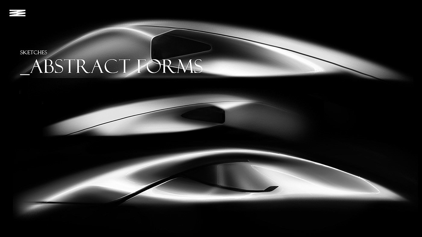 Aston Martin，Sports car，Hand drawn，Render，automobile，