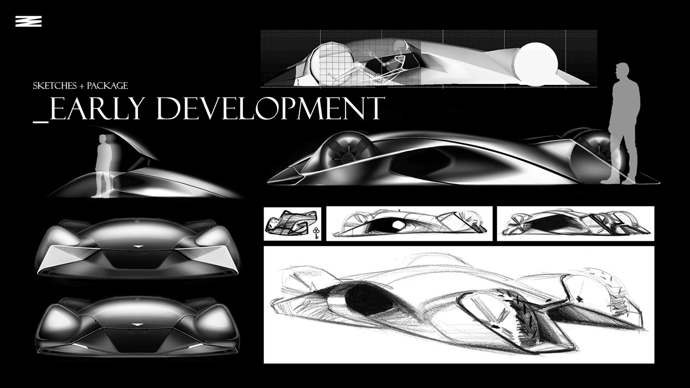 Aston Martin，Sports car，Hand drawn，Render，automobile，