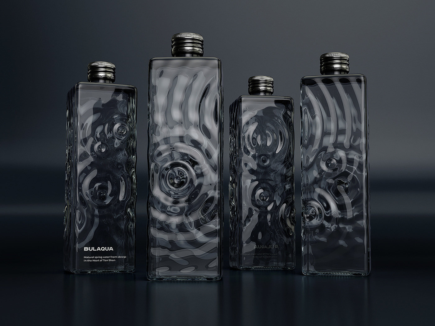 packing，product design，Brand promotion，BULAQUA，Glass，drinking water，