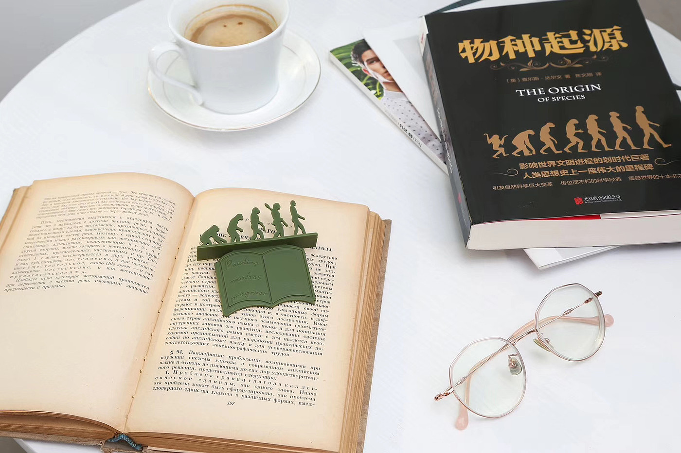 bookmark，theory of evolution，Origin of species，read，
