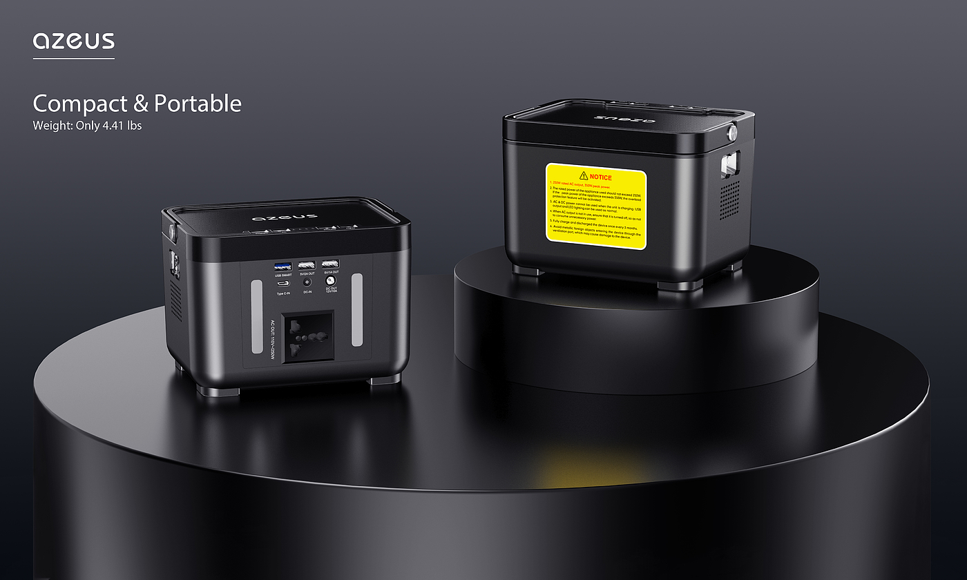 Energy storage power supply，Product rendering，keyshot，Amazon，portable source，