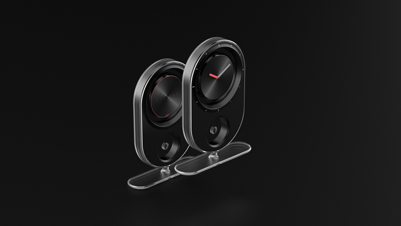 Nikhil Kapoor，eclipse，time，desk clock，Luminous，