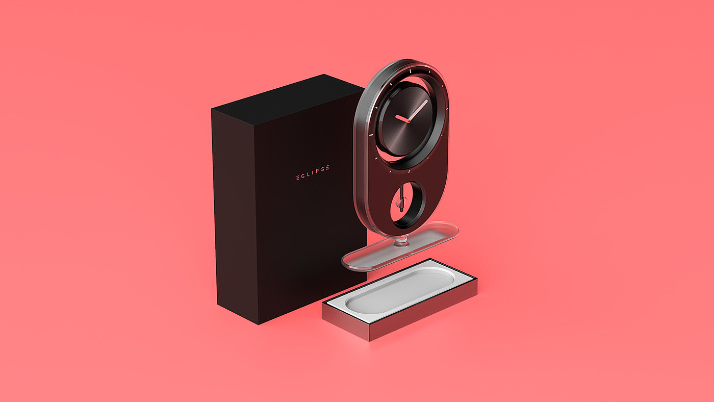 Nikhil Kapoor，eclipse，time，desk clock，Luminous，