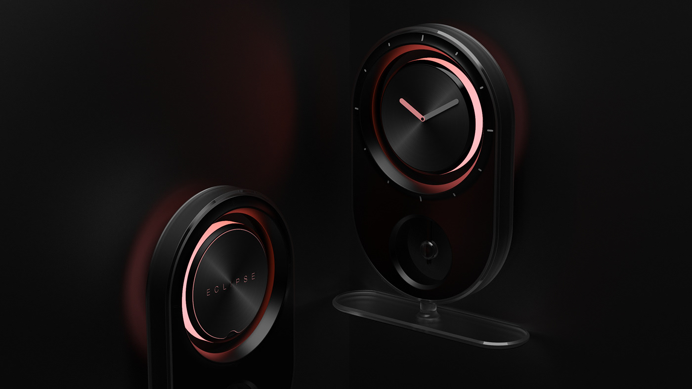 Nikhil Kapoor，eclipse，time，desk clock，Luminous，