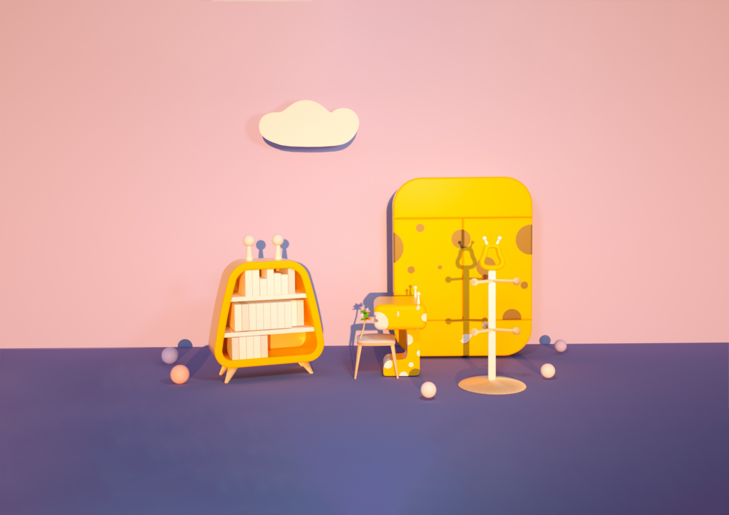 children，furniture，