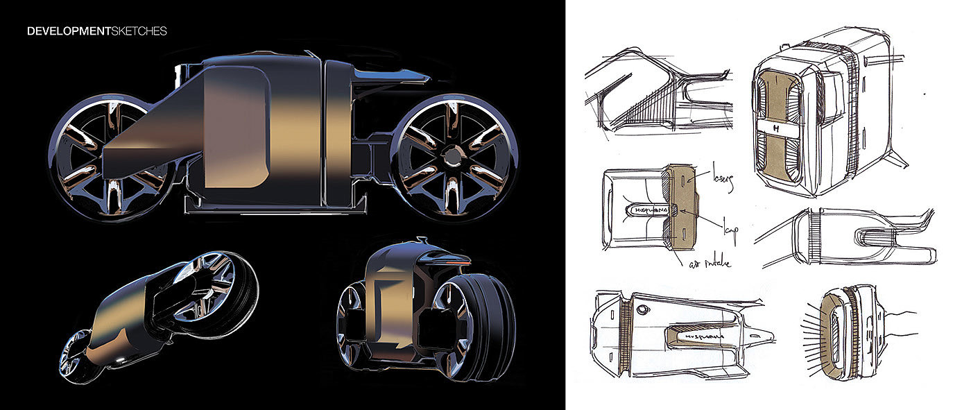 Husqvarna，future，motorcycle，Kirill Vasilev，