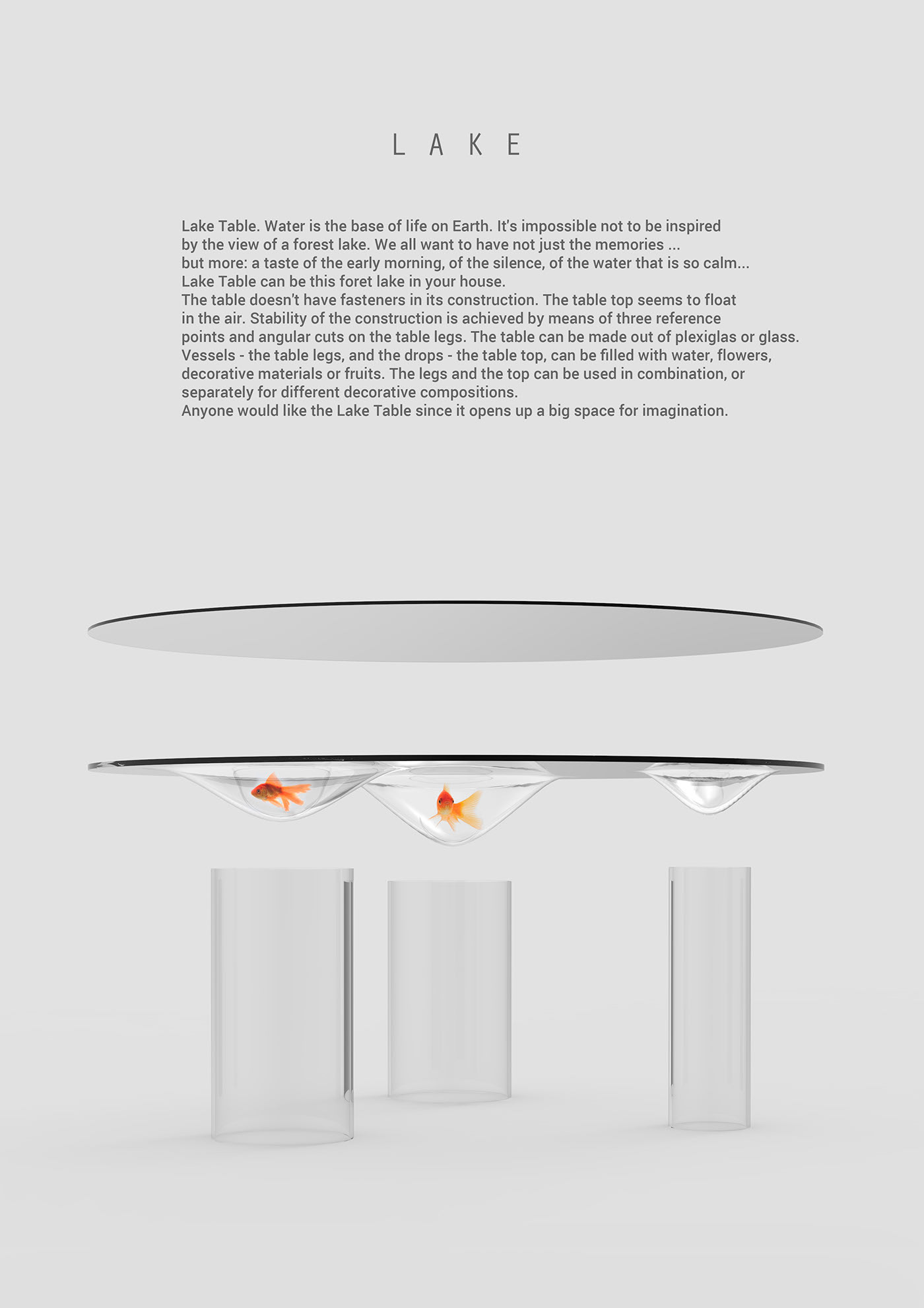 Maya Prokhorova，LAKE，Receive，transparent，Table，