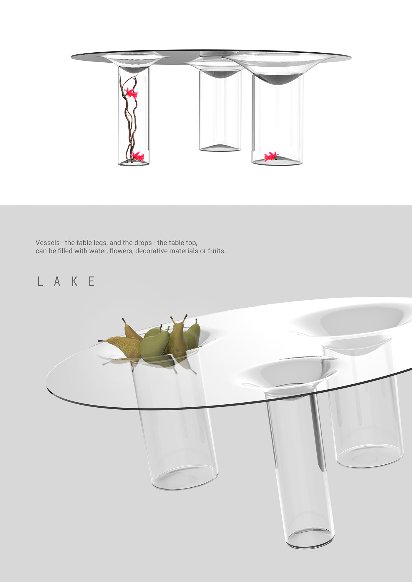 Maya Prokhorova，LAKE，Receive，transparent，Table，