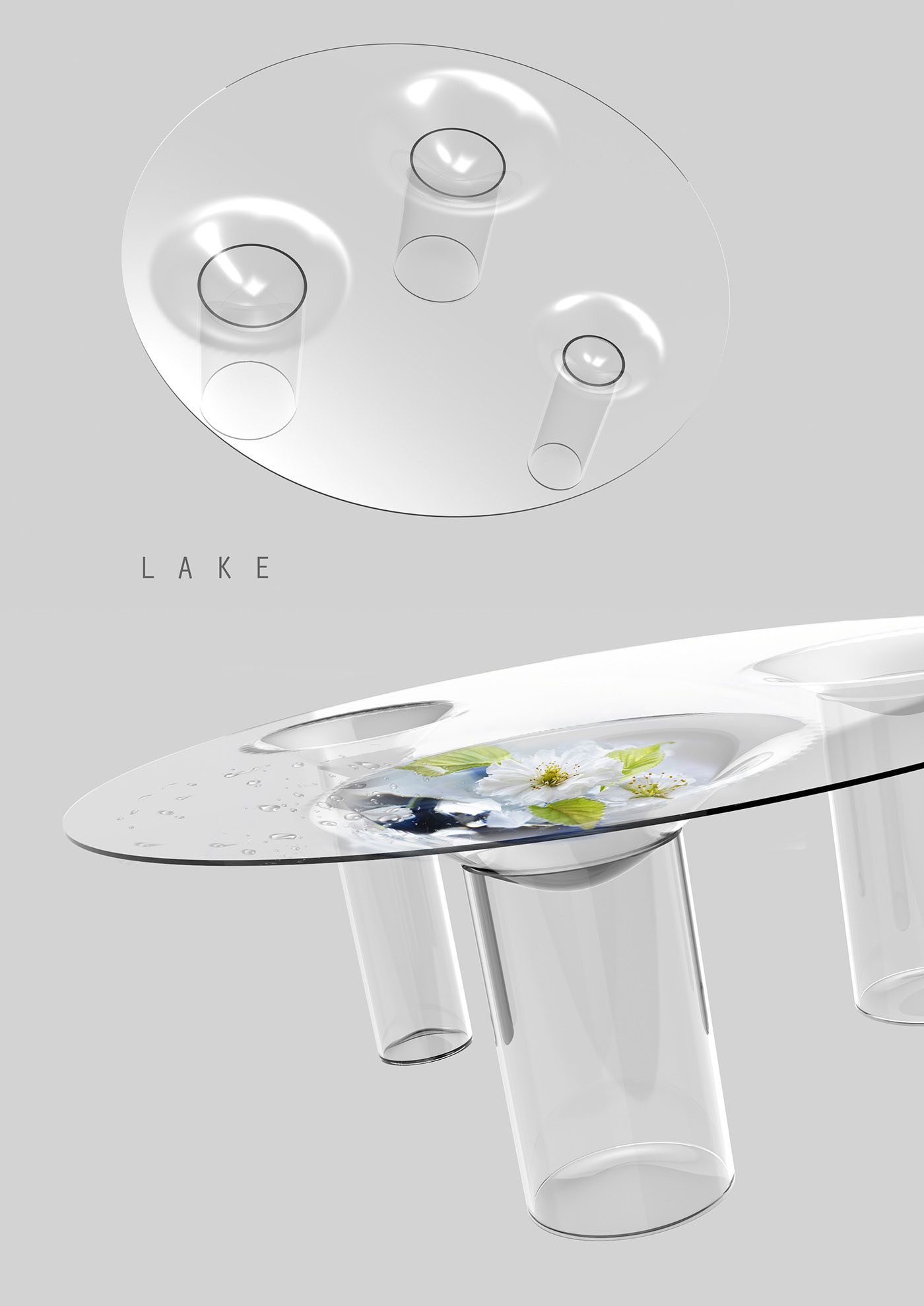 Maya Prokhorova，LAKE，Receive，transparent，Table，