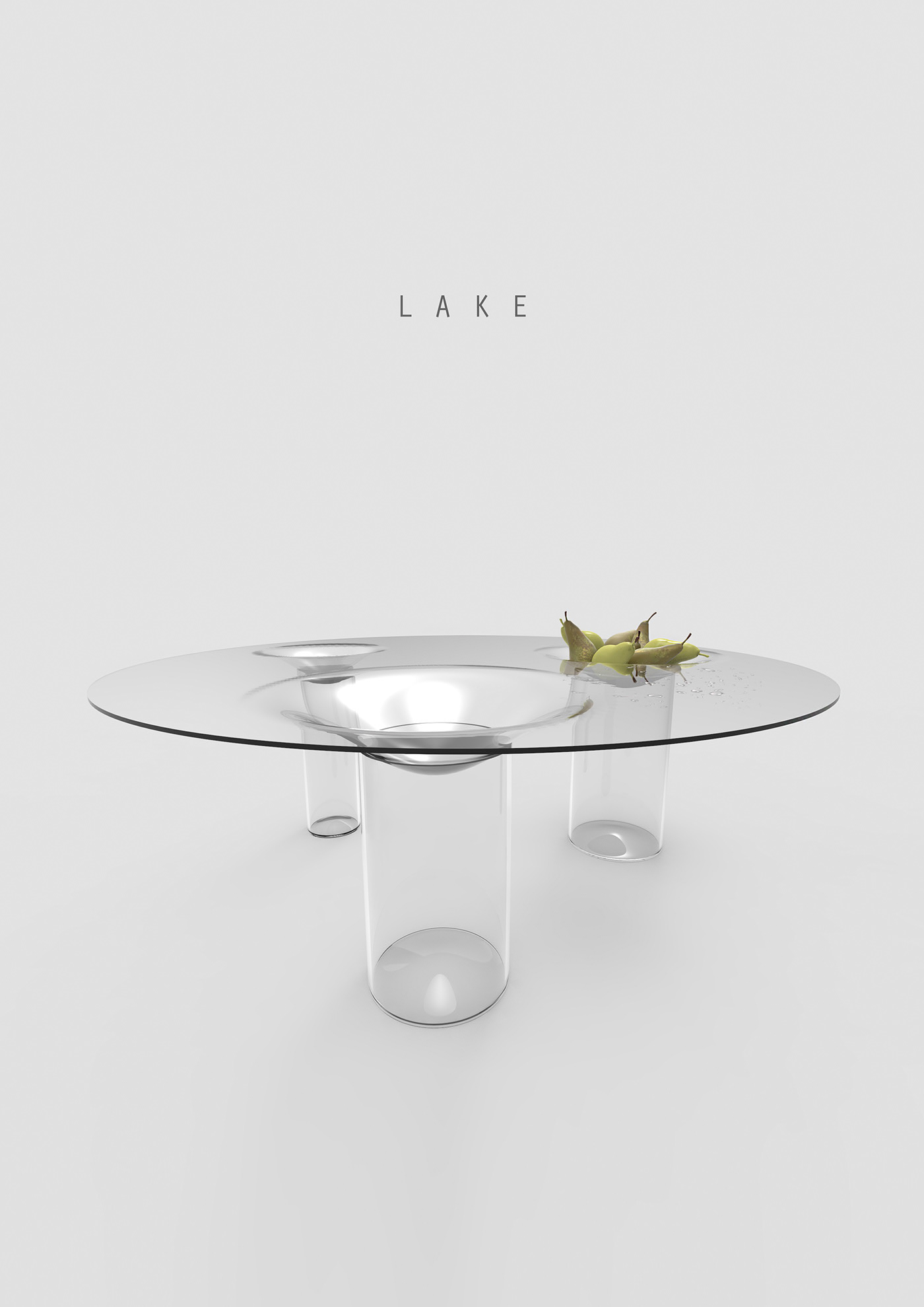 Maya Prokhorova，LAKE，Receive，transparent，Table，