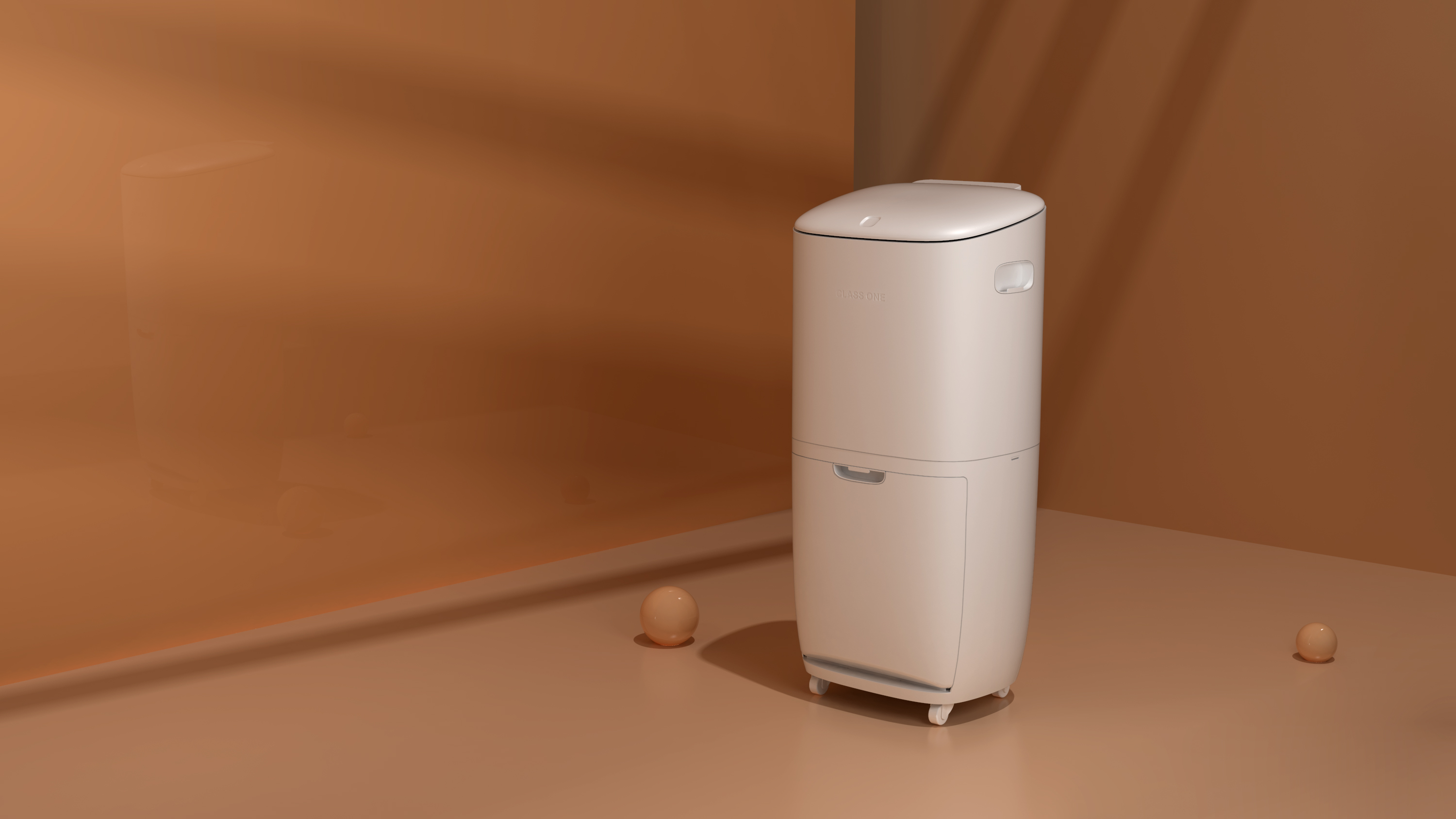 Trash can, design, garbage classification，