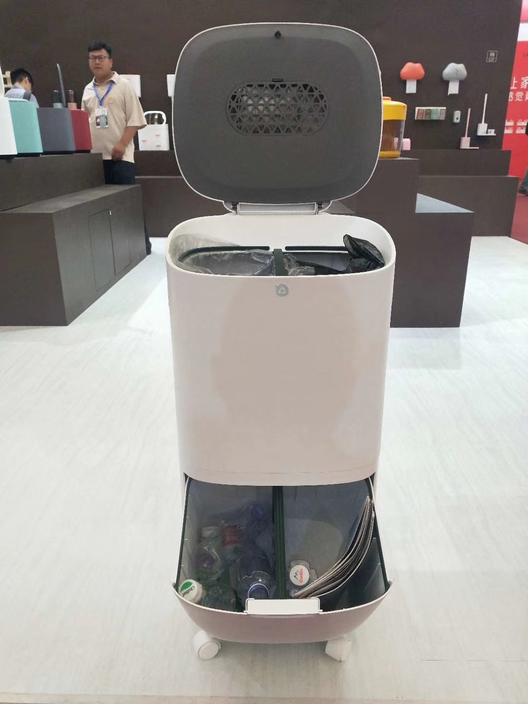 Trash can, design, garbage classification，