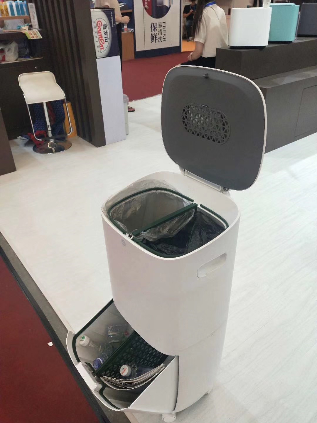 Trash can, design, garbage classification，
