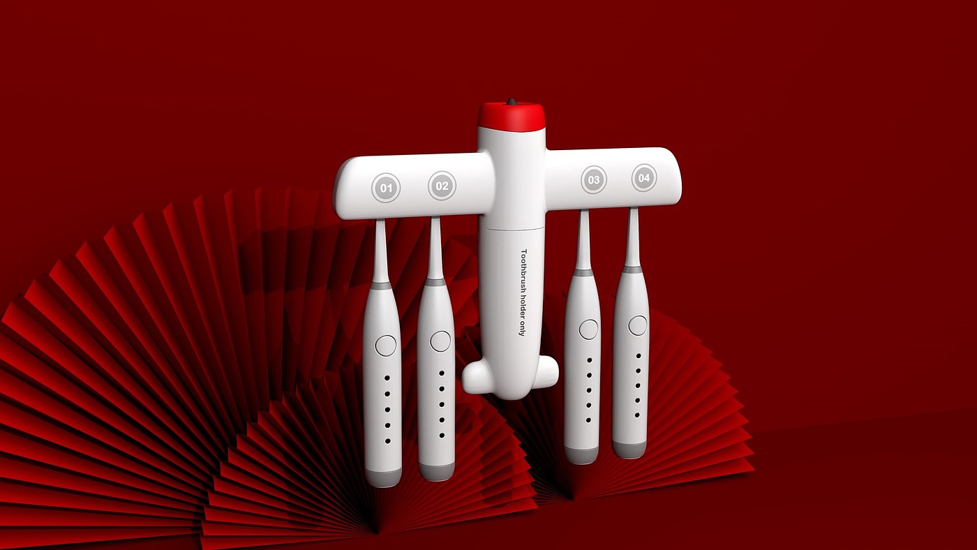 Disinfection, toothbrush, aircraft, design，