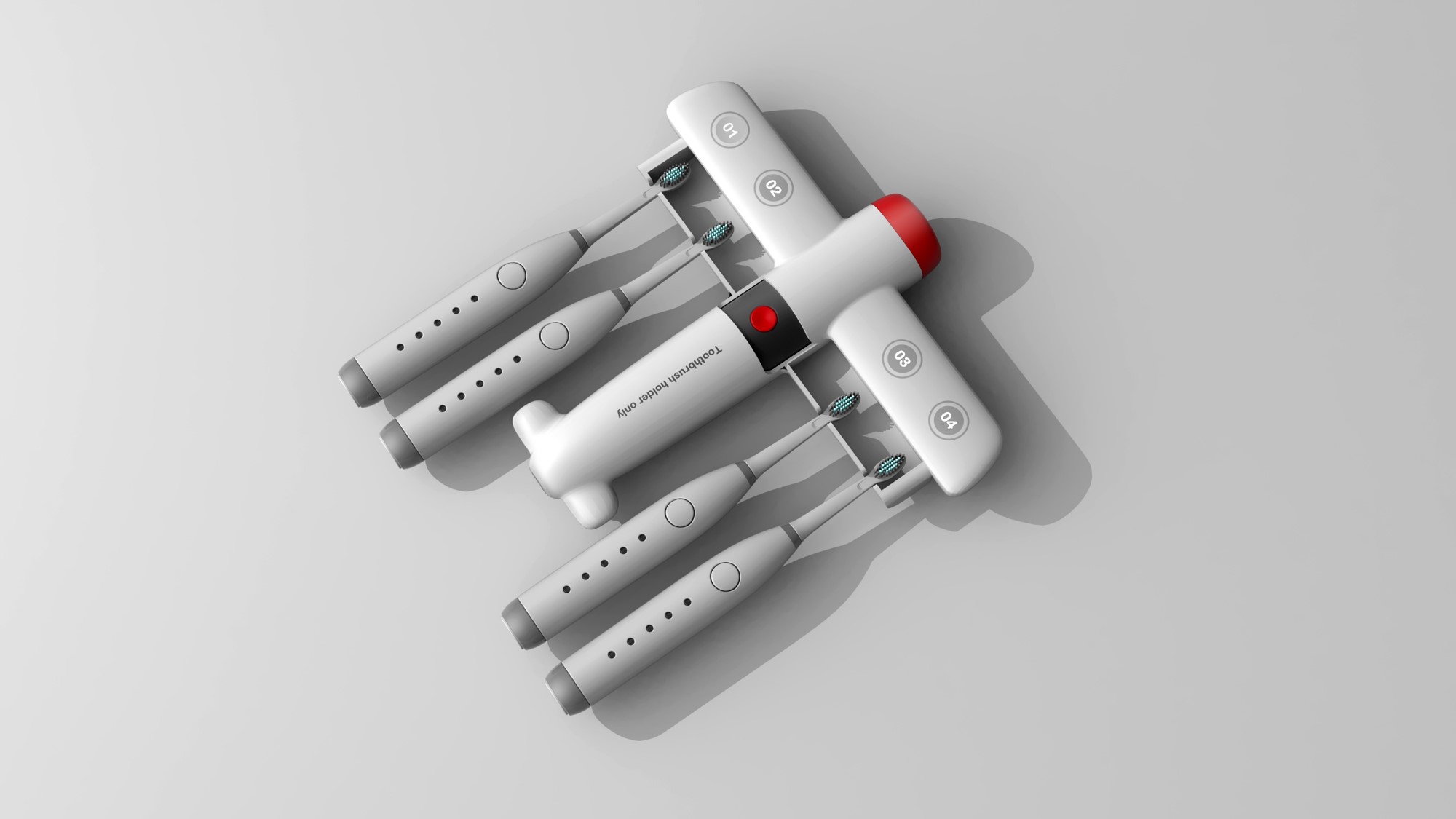 Disinfection, toothbrush, aircraft, design，