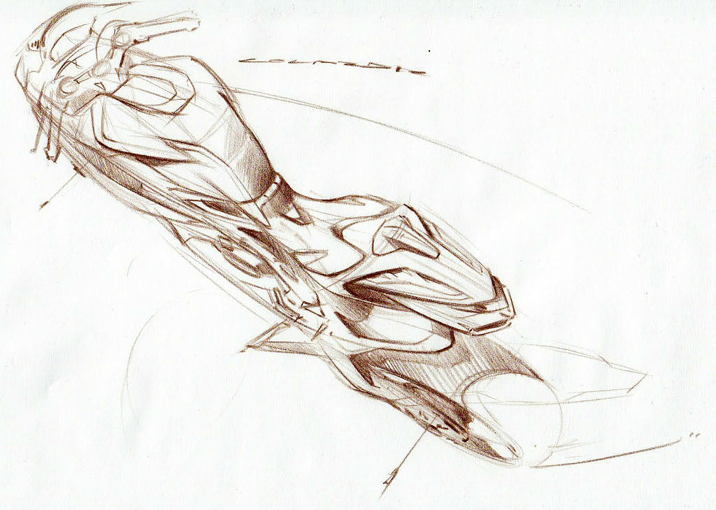 Hand drawn，design sketch，marker pen，Automobile design，