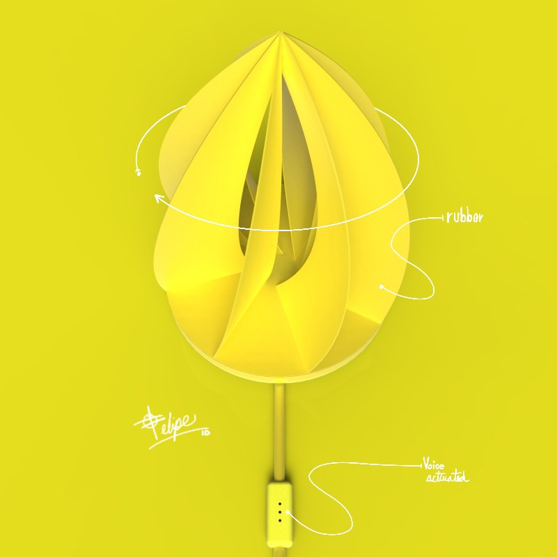 Fan，360° Desk fan，Felipe Duarte，