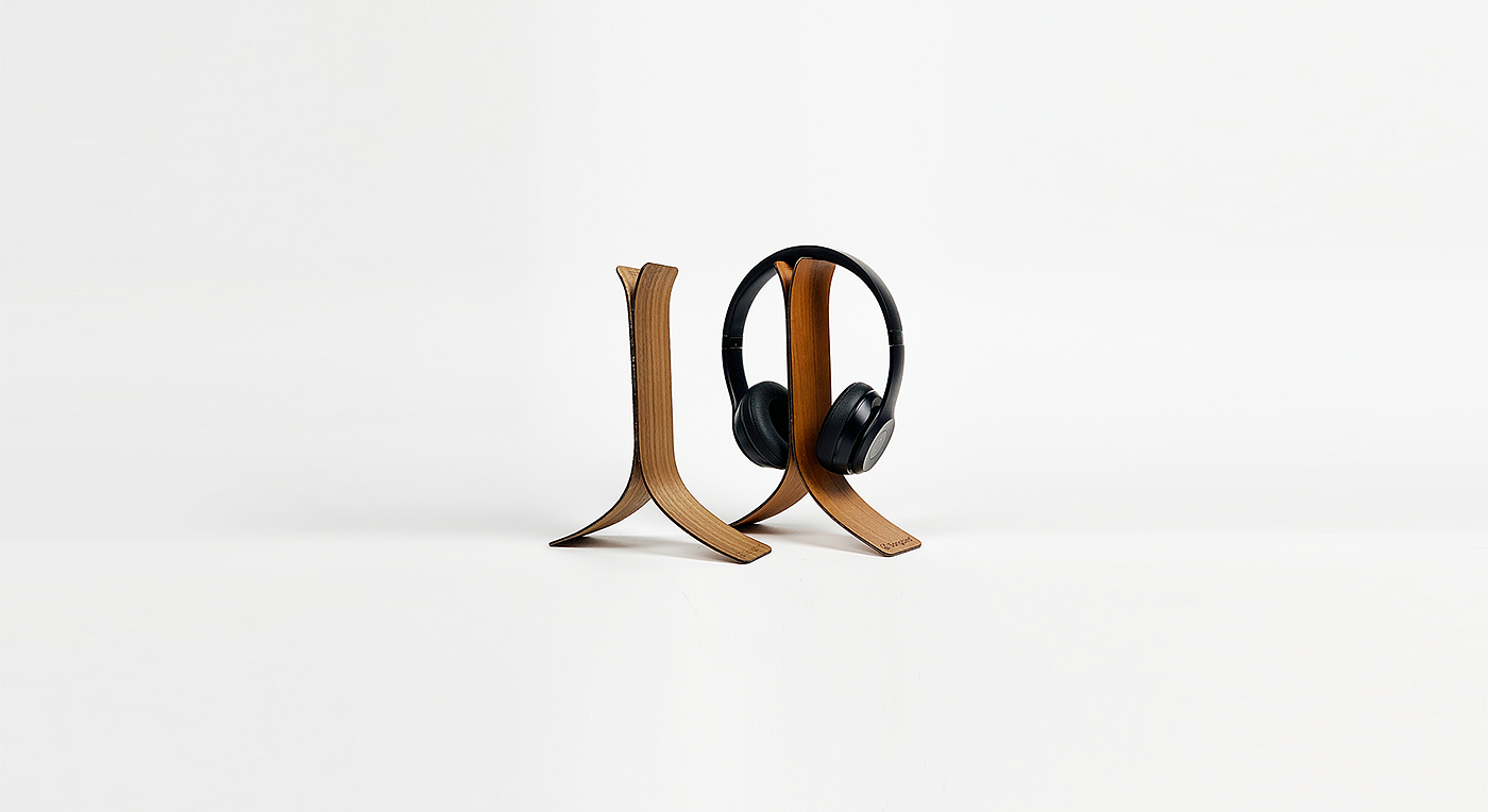 Songbird，耳机支架，便携，木质，