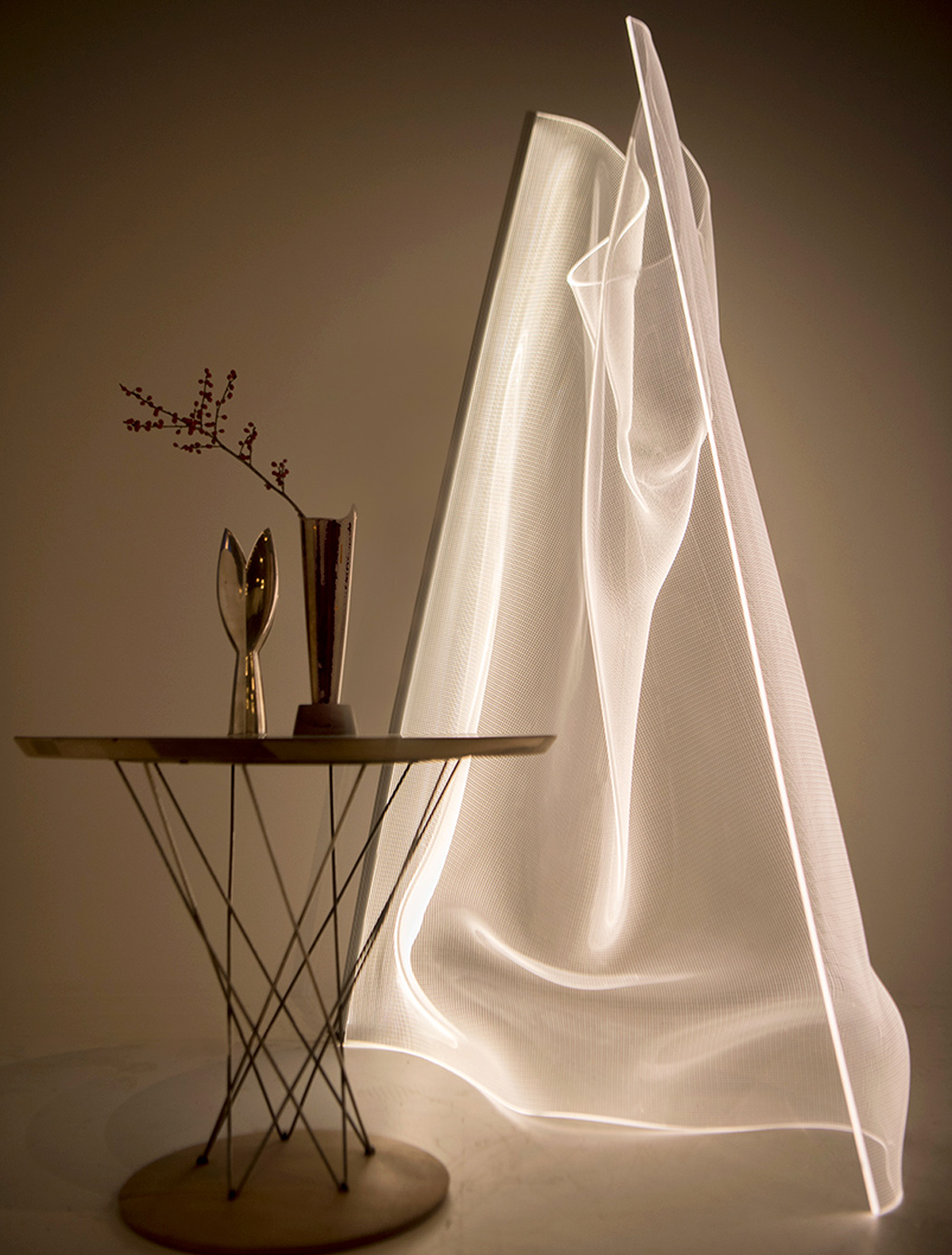 flow，manual，lamps and lanterns，Sculpture，lighting，