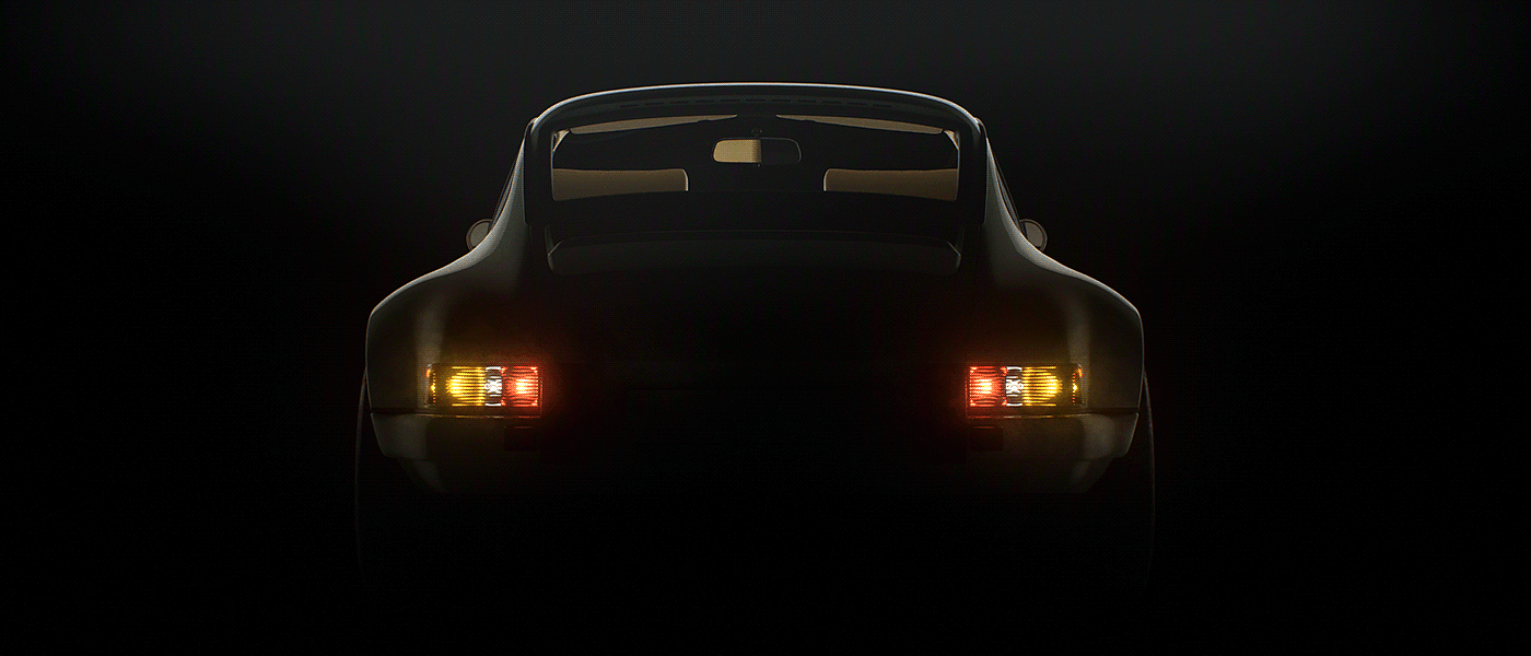 Singer，automobile，cgi，Model，Porshce 911，