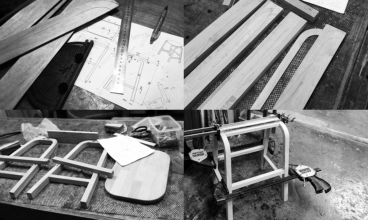 chair，Material Science，Ecological diatom，wood，LAY，