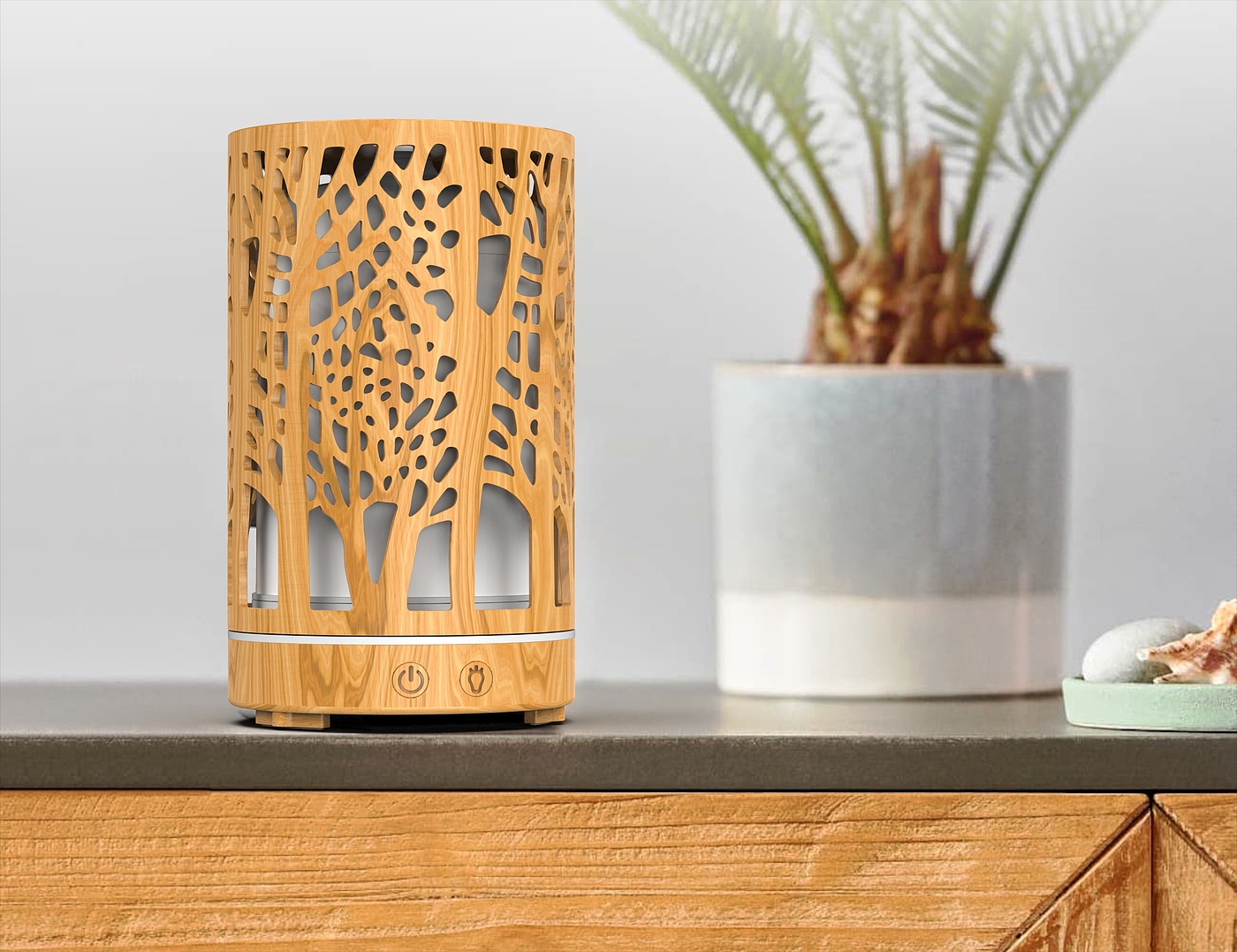 Aromatherapy machine，Humidifier，Render，