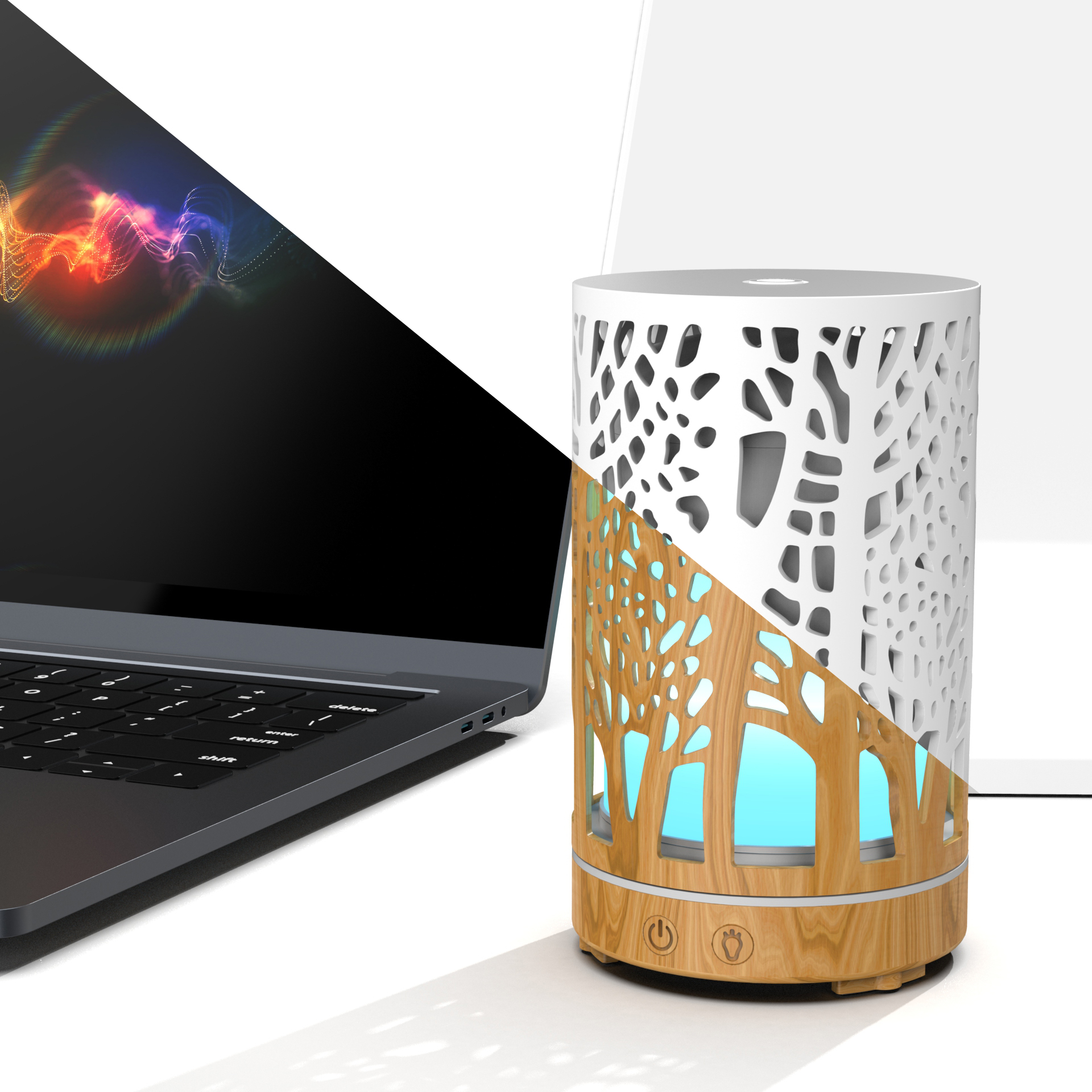 Aromatherapy machine，Humidifier，Render，