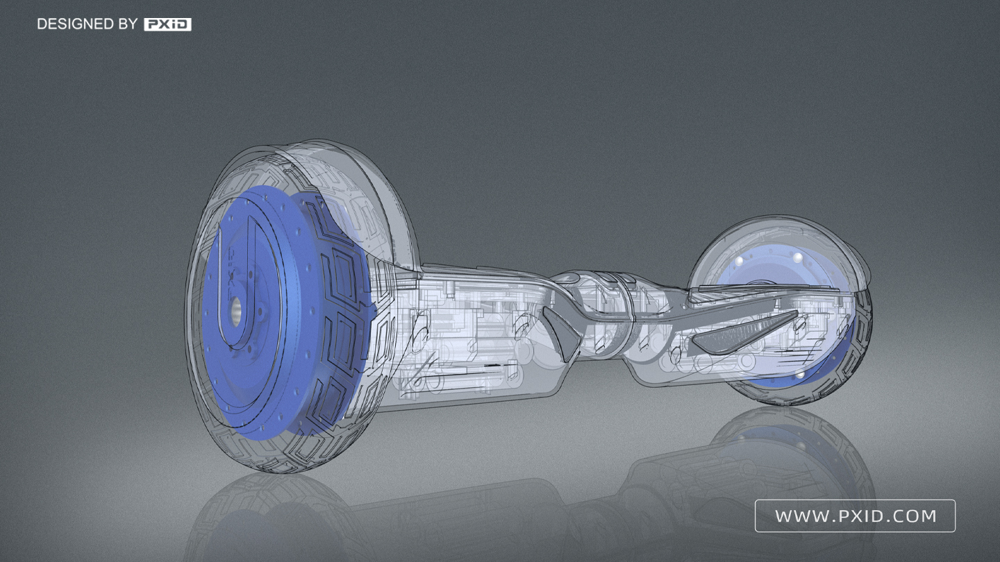 Balance car design，Scooter design，Design of electric scooter，Electric vehicle design，