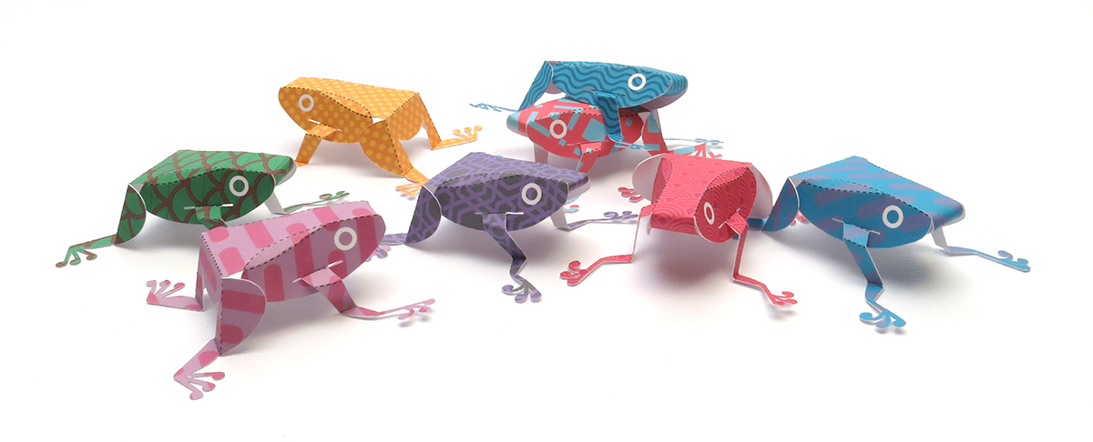 Tree frog，Paper，Paper toys，honeybee，Toys，