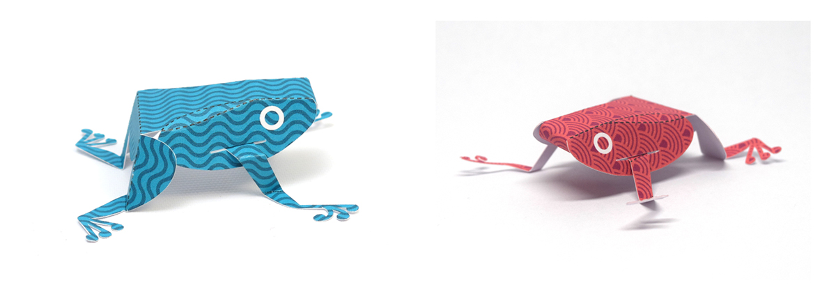 Tree frog，Paper，Paper toys，honeybee，Toys，