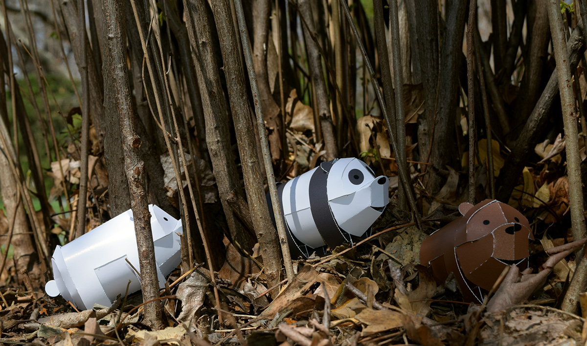 Tree frog，Paper，Paper toys，honeybee，Toys，