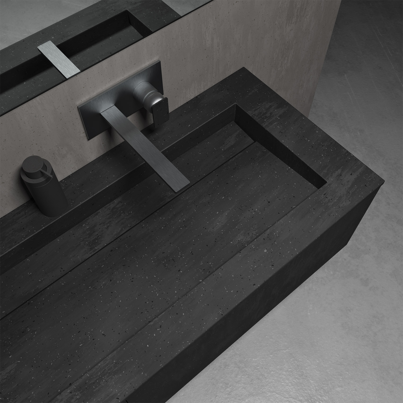 Shower Room，Minimalist，Riluxa，Corian，