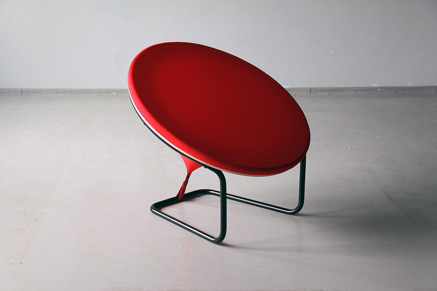 gules，chair，red dot，RED DOT，Armchair，Gautė Žilytė，Metal，
