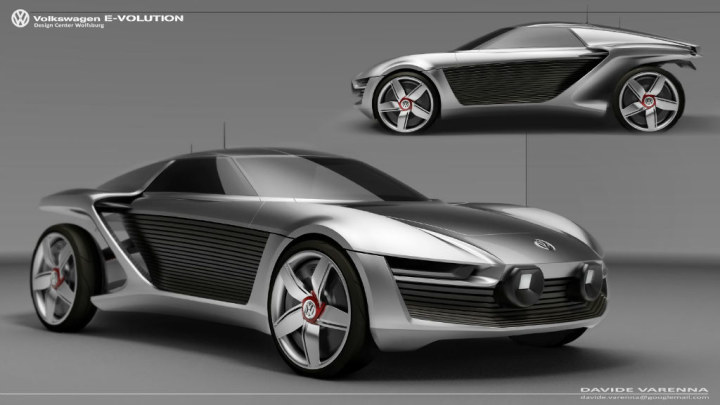 Automobile design，Concept Car，Hand drawn，design sketch，Display Board，