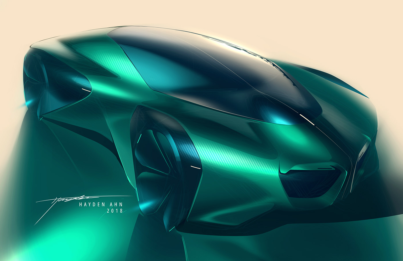 2d rendering，Hand drawn，automobile，sketch，