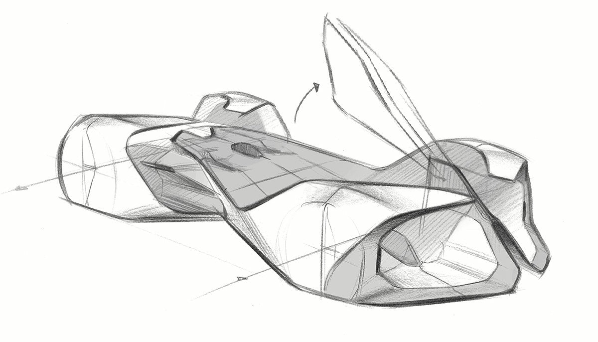 2d rendering，Hand drawn，automobile，sketch，