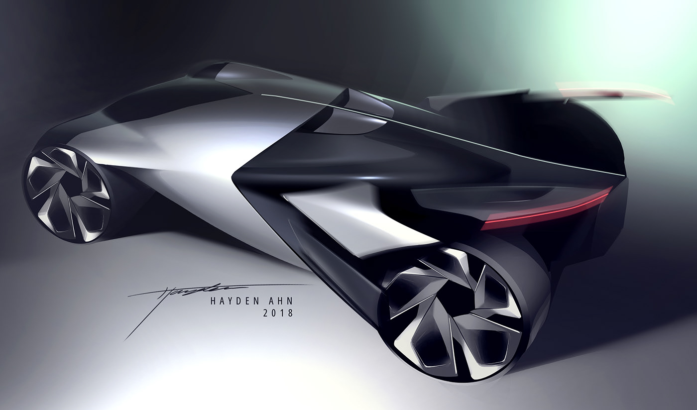 2d rendering，Hand drawn，automobile，sketch，