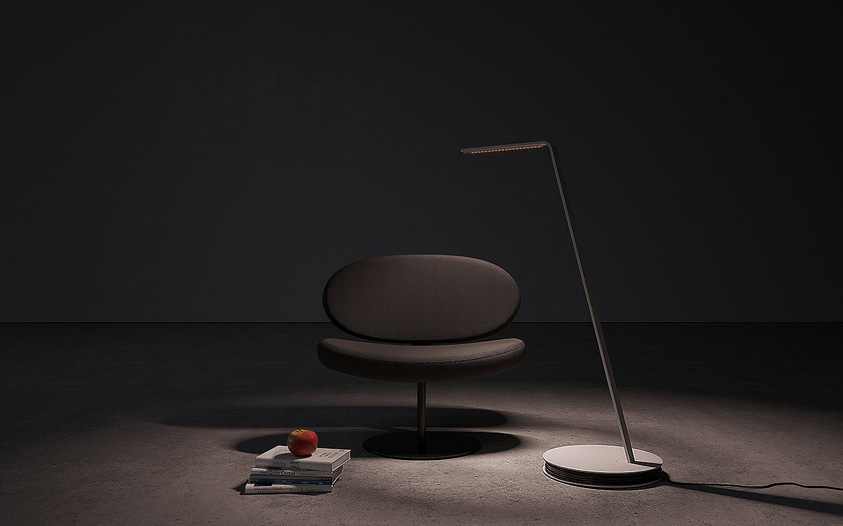 Simplicity，Flamingo，Floor lamp，