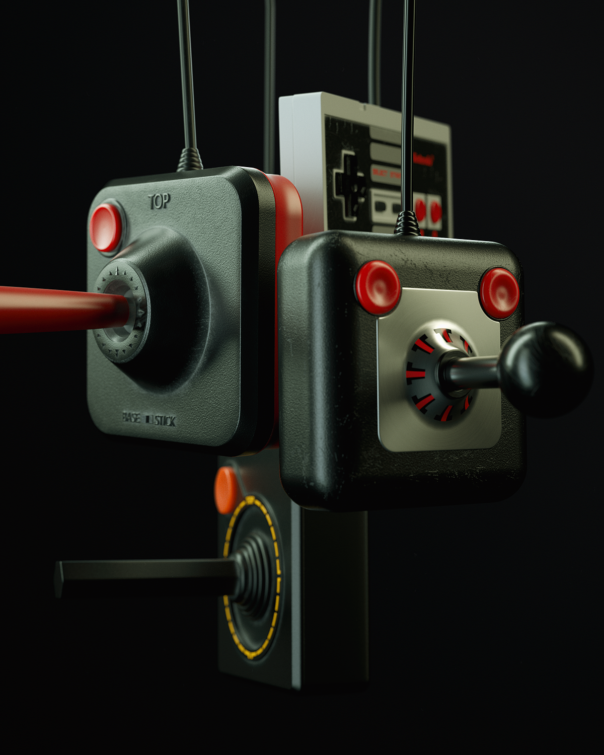 Shades Of Nostalgia，Handle，Personal project，c4d，Render，