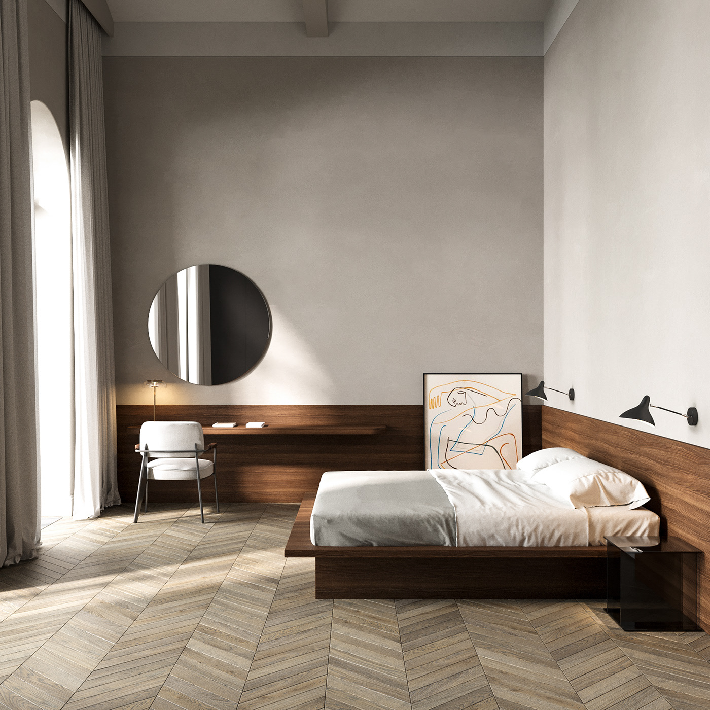 Digital art，Architectural design，Interior design，apartment，