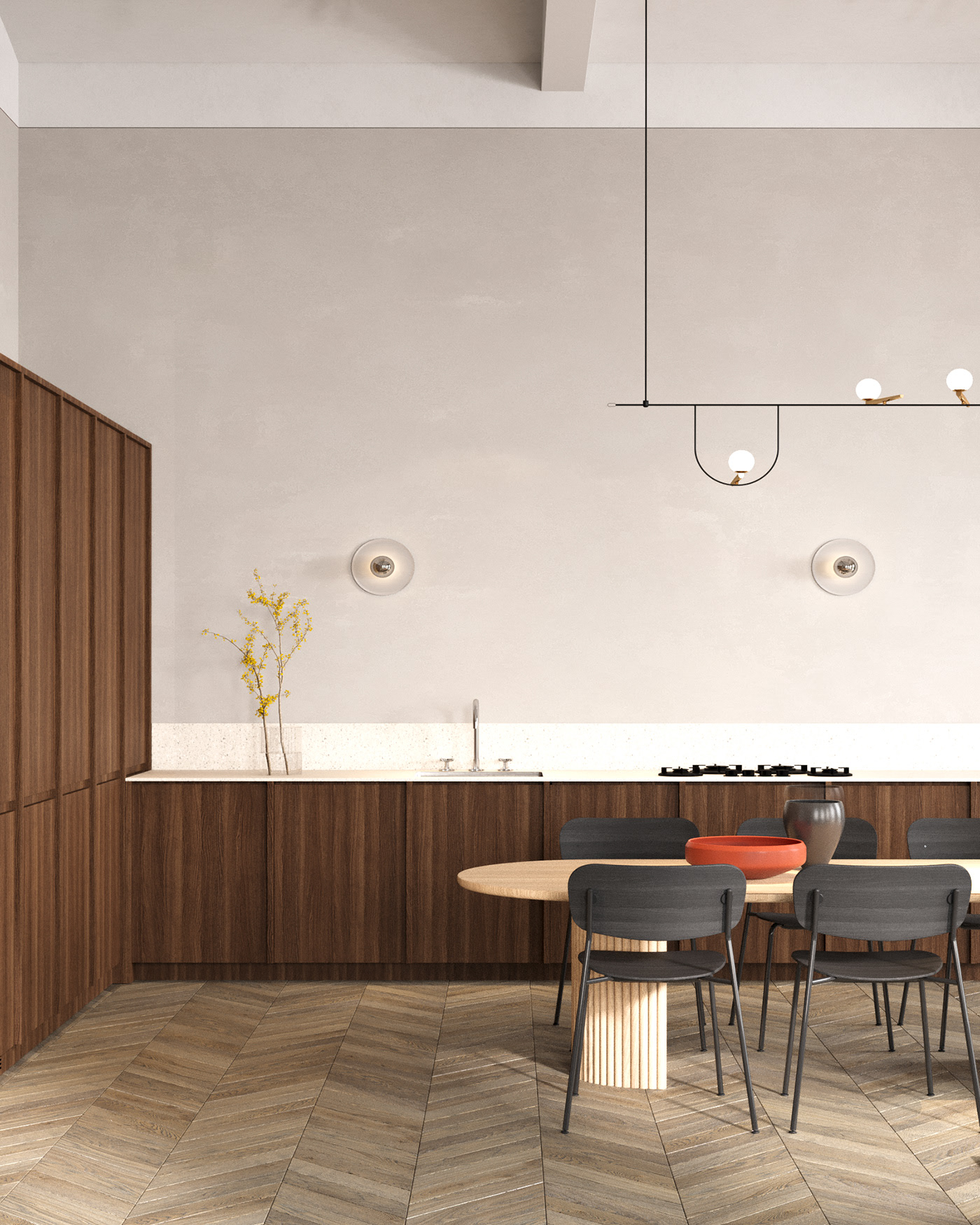 Digital art，Architectural design，Interior design，apartment，