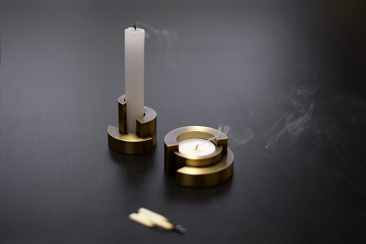 product design，industrial design，light，Candlestick，