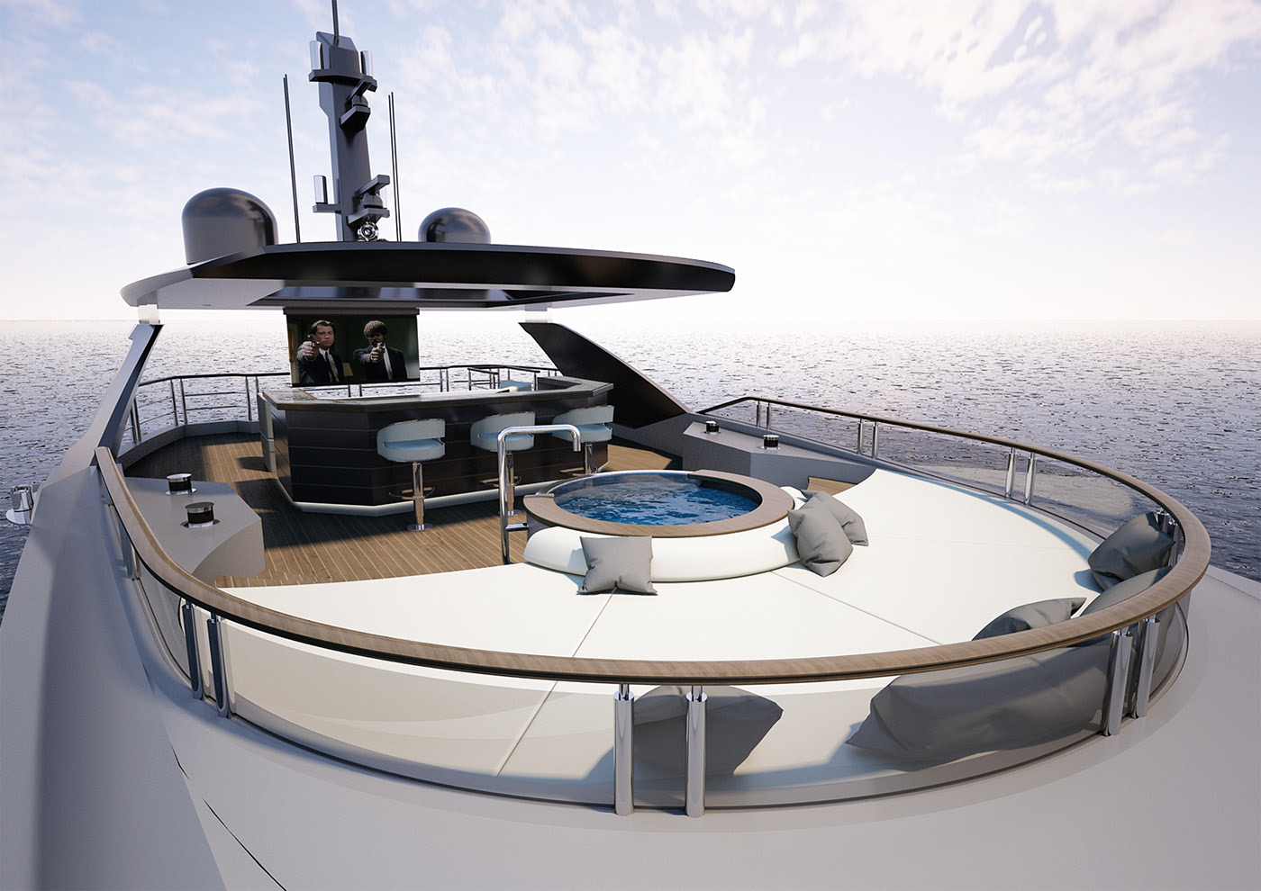 luxury，entertainment，at sea，Travel，explore，yacht，