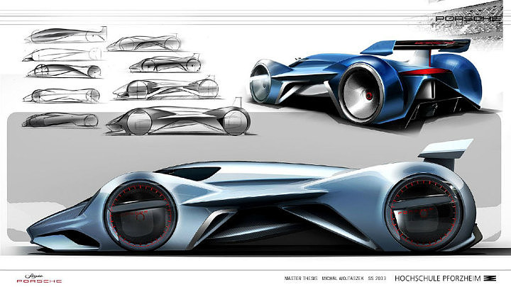 Automobile design，Concept Car，Hand drawn，design sketch，Display Board，