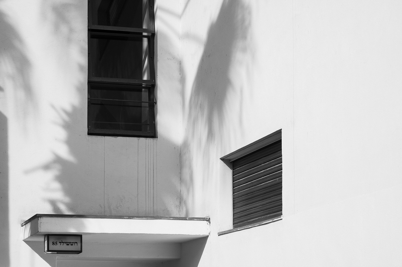 Black and White，Minimalism，Architectural design，Tel Aviv ，Bauhaus style，