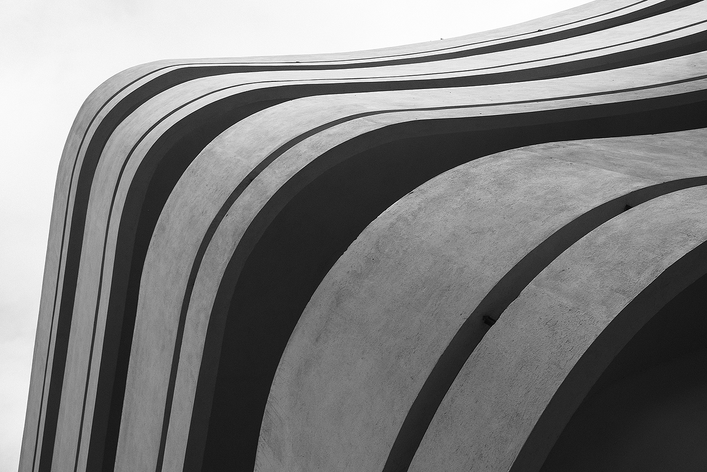 Black and White，Minimalism，Architectural design，Tel Aviv ，Bauhaus style，