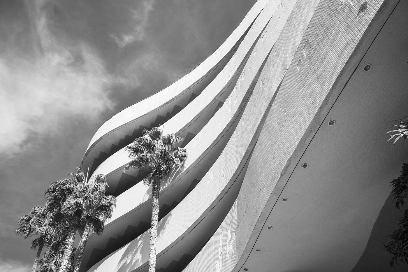 Black and White，Minimalism，Architectural design，Tel Aviv ，Bauhaus style，